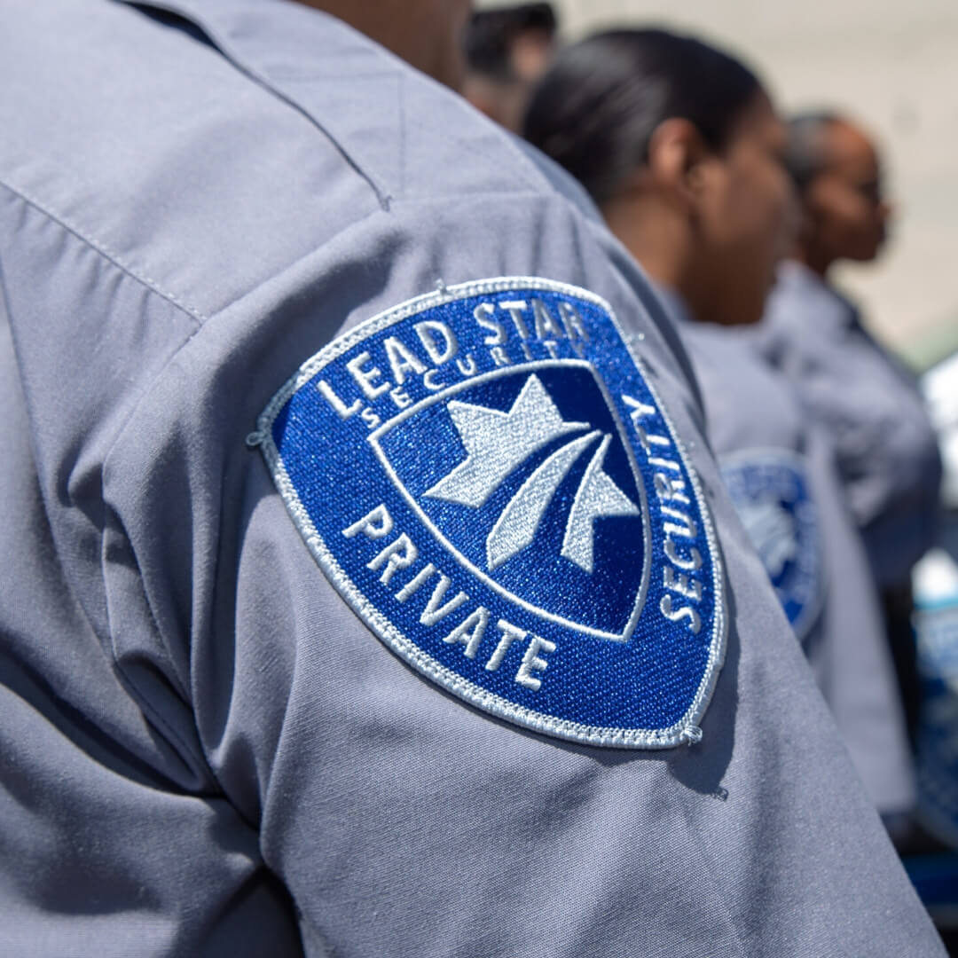 Uniformed security officers